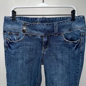 Y2k low rise mini flare jeans size 13/14